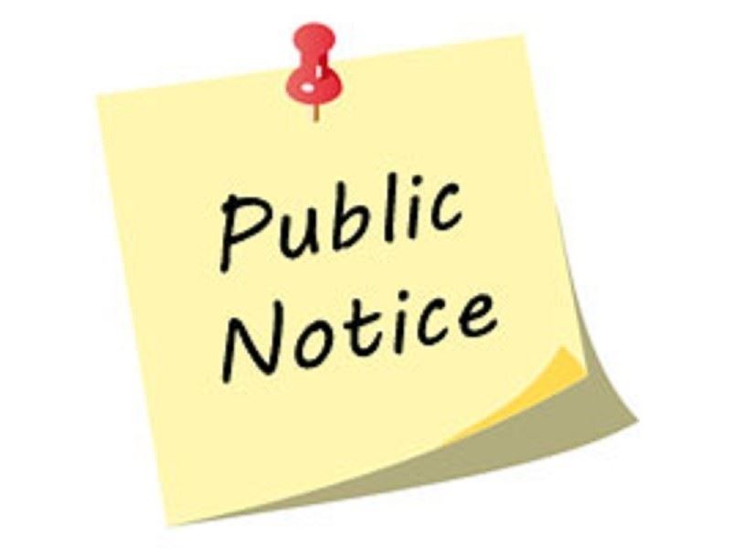 public notice graphic